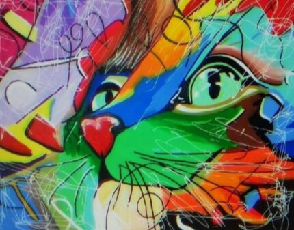 Oplemenite svoj prostor umetničkim delom koje privlači poglede i nikoga ne ostavlja ravnodušnim. Umetnička Slika "Cat Eyes" slavi tajanstvenu prirodu mačke kroz eksploziju živih boja i magičan fokus na duboki, hipnotišući pogled. Tehnika ulje na platnu stvara bogatu teksturu ove apstraktne slike i unosi razigranost u uređenje prostora. Odličan je izbor kao poklon za kolekcionare moderne umetnosti. 