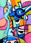 Oživite svoj enterijer neukrotivom energijom pop-art rokenrola i vizuelnom odvažnošću pop-arta. Umetničko delo Kiss bend donosi splet vizuelne dinamike, scene i ekspresivne slobode na vaše zidove. Ova umetnička slika rađena uljanim bojama na platnu je odličan izbor za uređenje enterijera.